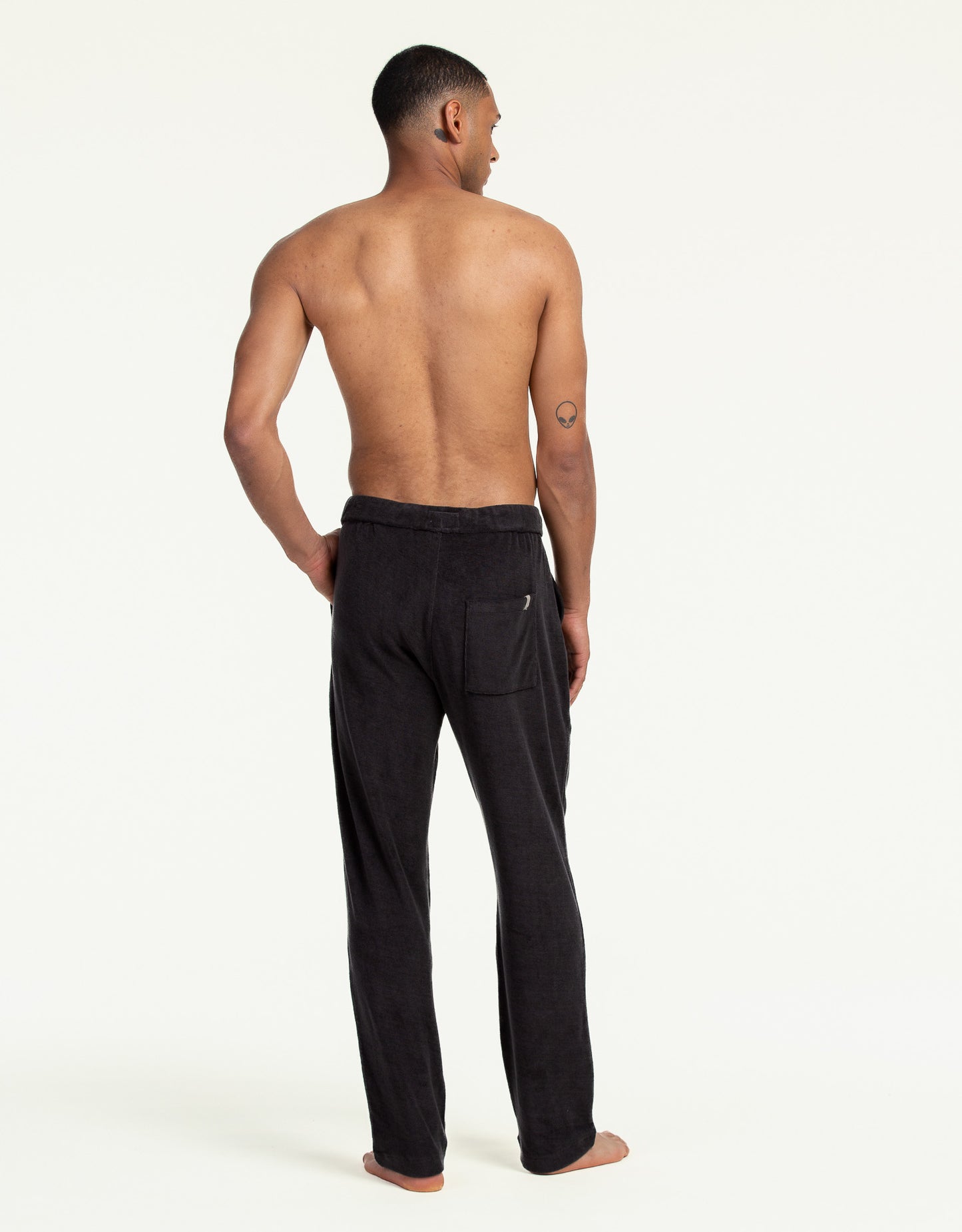 TERRY PANTS NERO