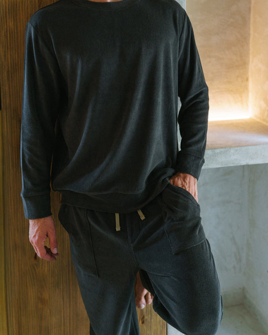 TERRY SWEATSHIRT NERO
