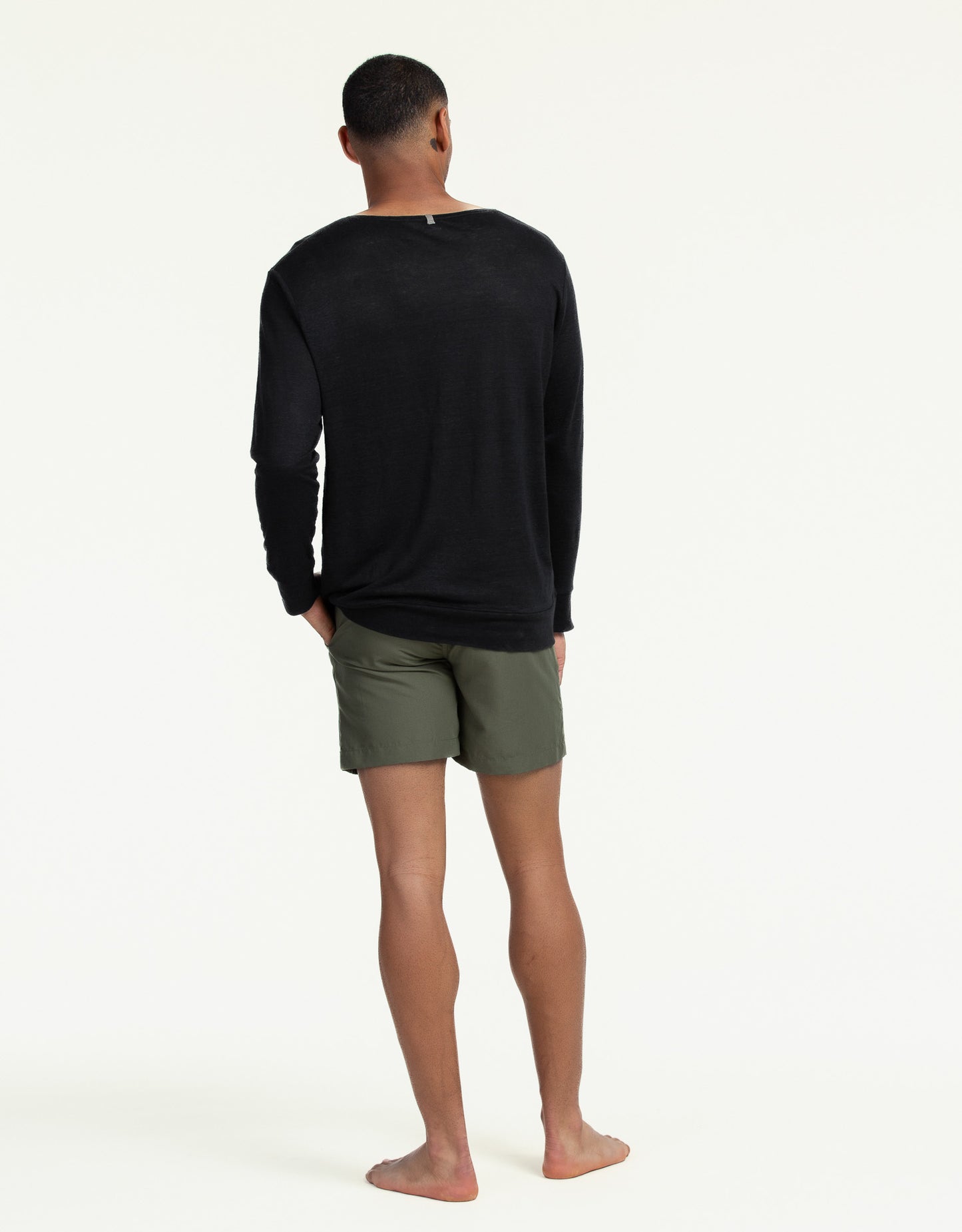 SWEATSHIRT LINEN NERO