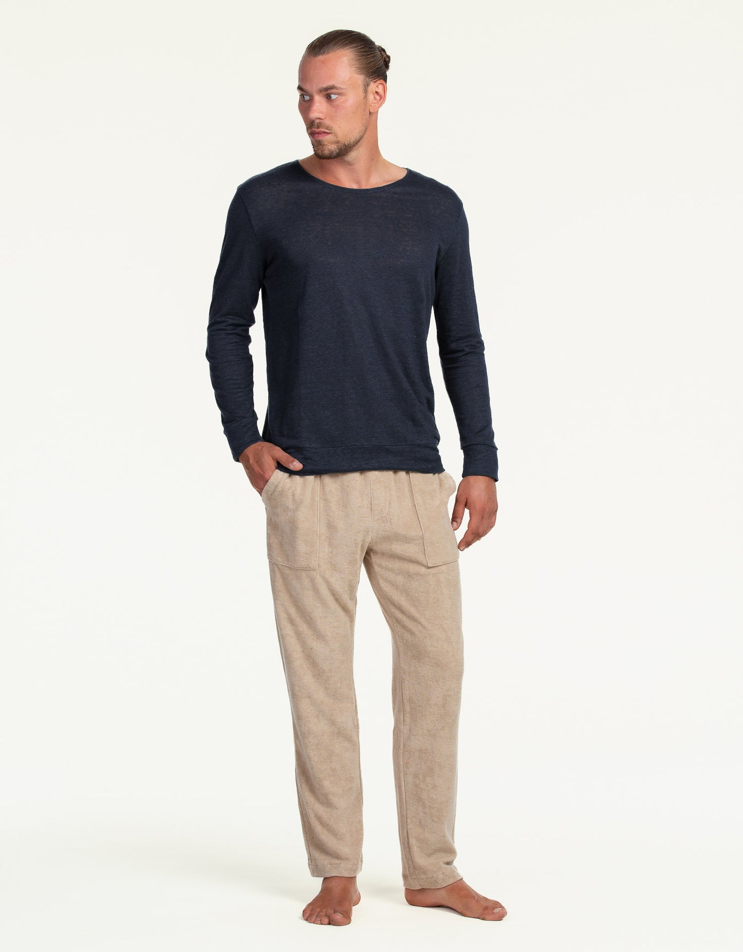 SWEATSHIRT LINEN NOCHE