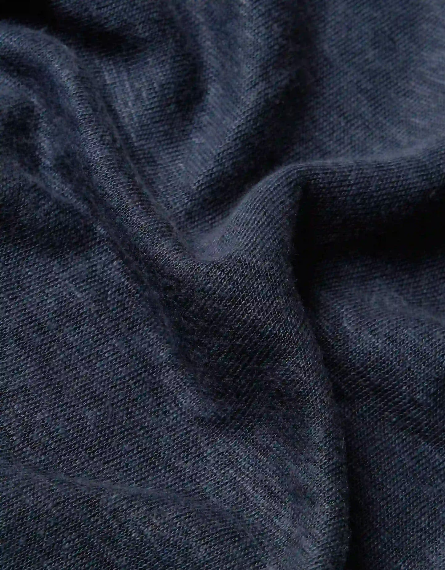 V-NECK LINEN INDIGO