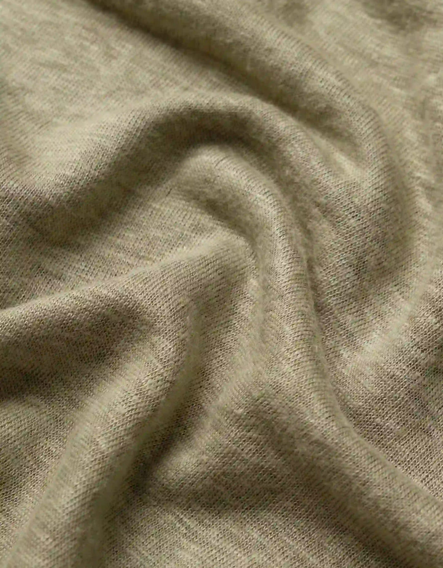 C-NECK LINEN OLIVE
