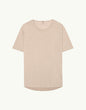 C-NECK LINEN SAND
