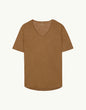 V-NECK LINEN ORO