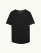 C-NECK LINEN NERO