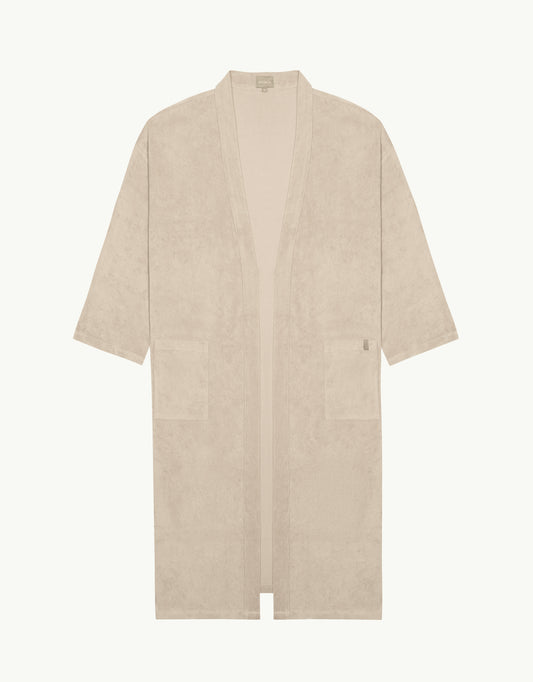 TERRY COVER-UP ROBE SAND