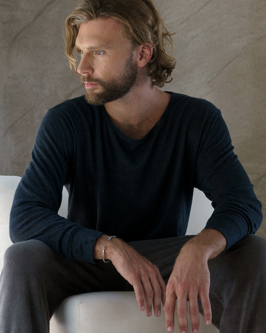 SWEATSHIRT LINEN NERO