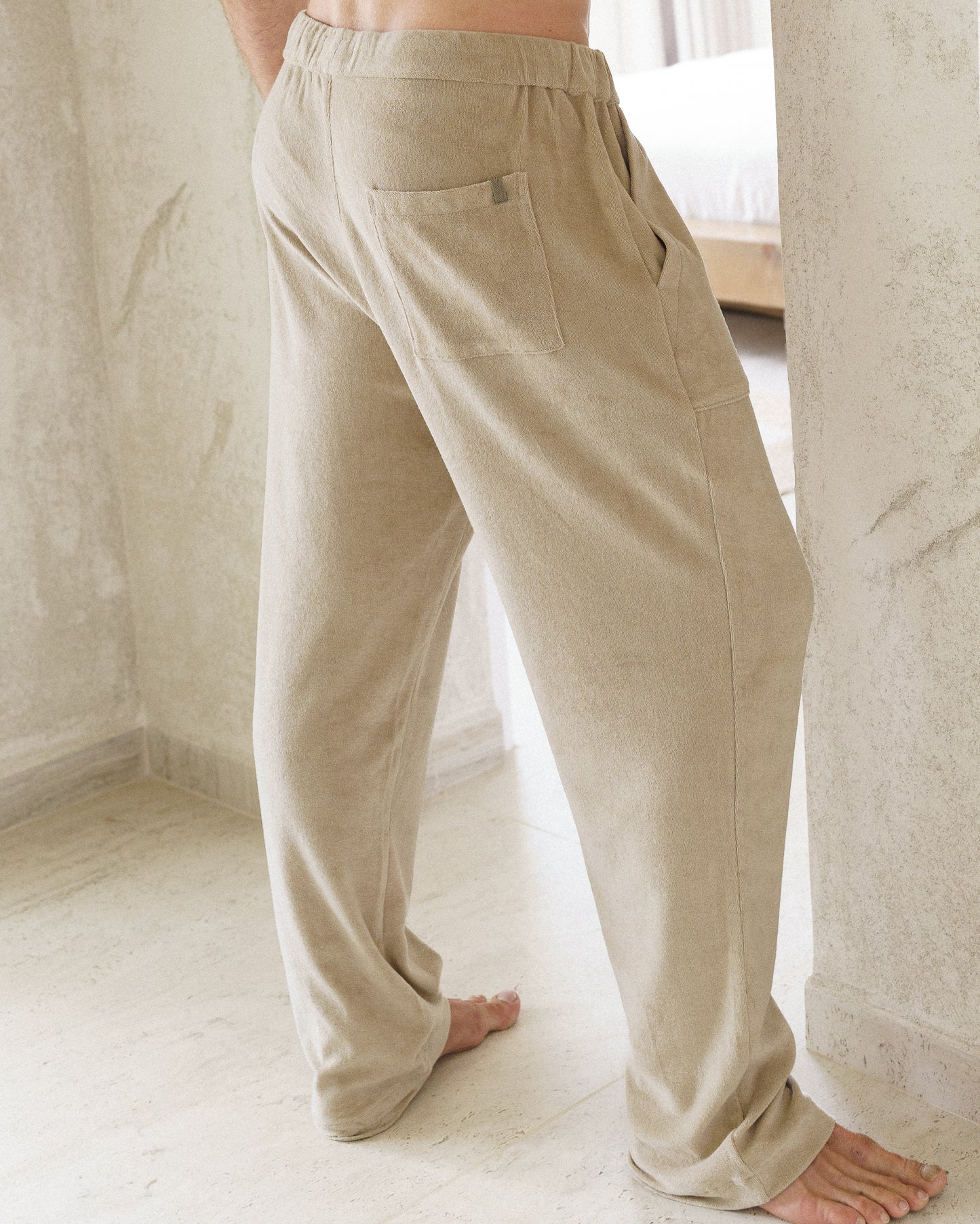 TERRY PANTS SAND