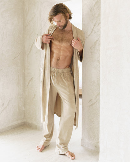 TERRY COVER-UP ROBE SAND