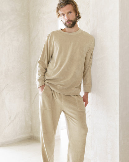 TERRY SWEATSHIRT SAND