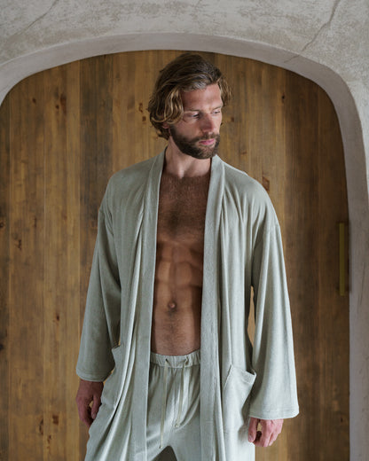 TERRY COVER-UP ROBE FOG