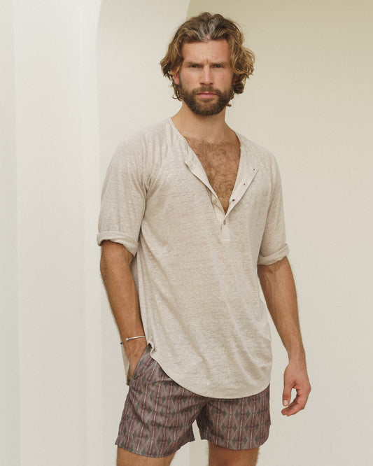 T-SHATI LINEN SAND