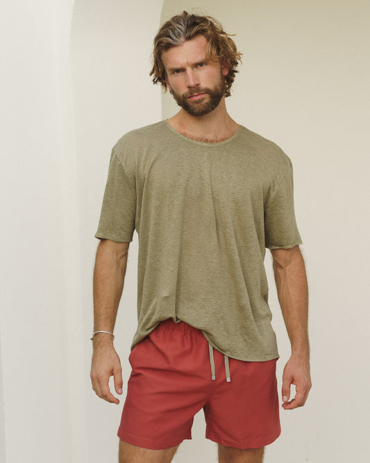 C-NECK LINEN ENEBRO