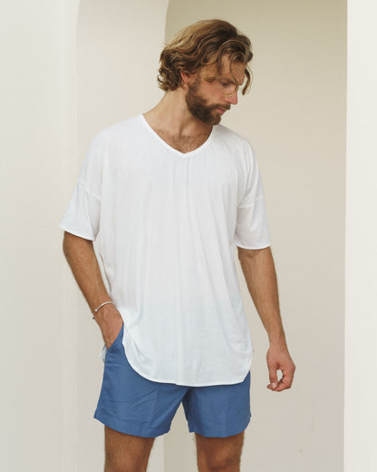 AURA OVER T SHIRT BLANC