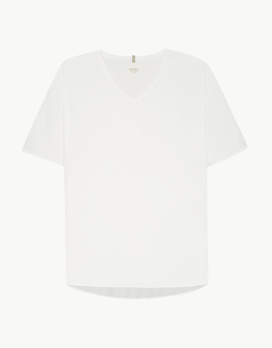 AURA OVER T SHIRT BLANC