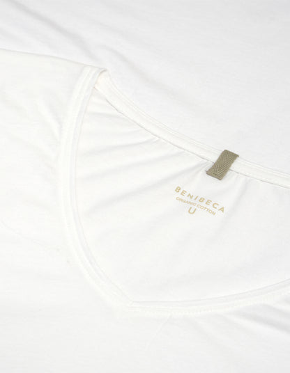 AURA OVER T SHIRT BLANC