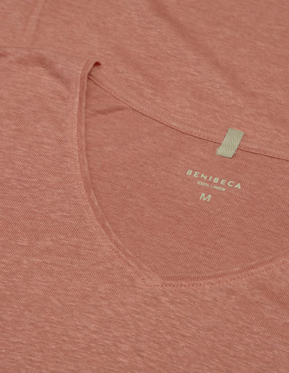 V-NECK LINEN ALBA