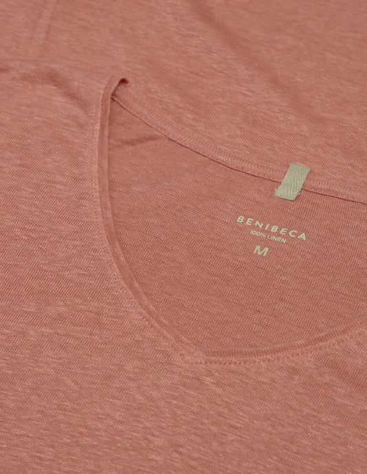 V-NECK LINEN ALBA