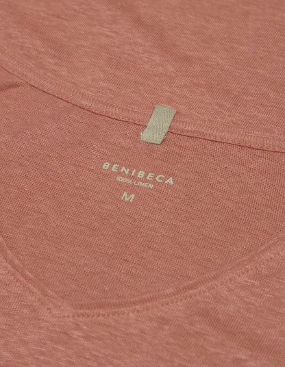 V-NECK LINEN ALBA
