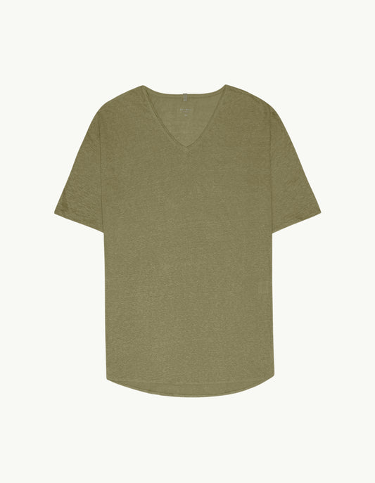 V-NECK LINEN ENEBRO