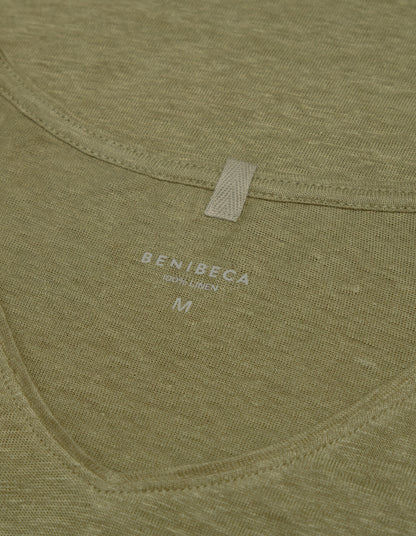 V-NECK LINEN ENEBRO