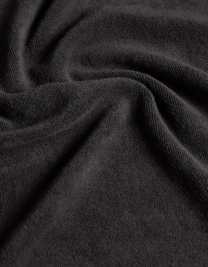 TERRY COVER-UP ROBE NERO