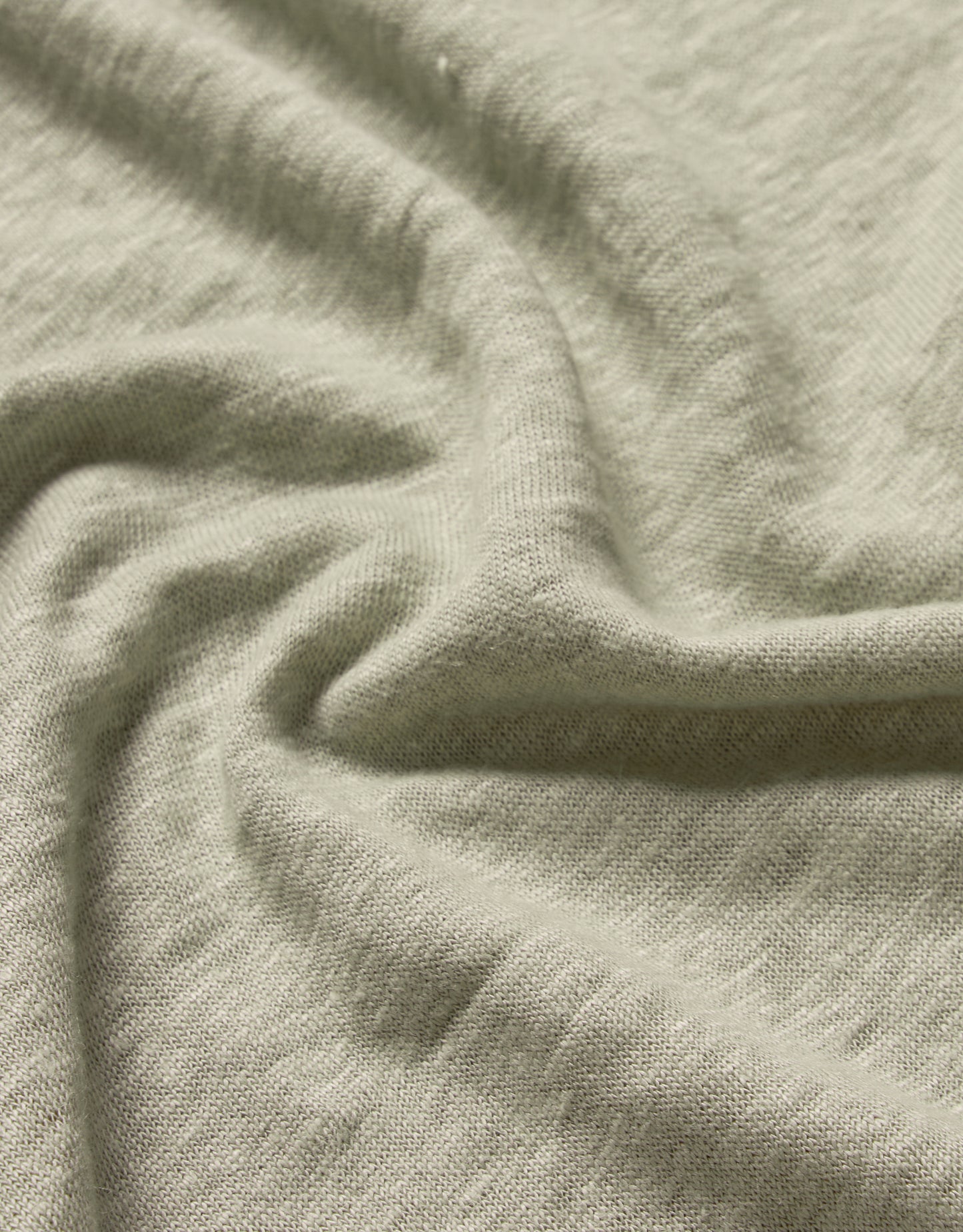 V-NECK LINEN FOG