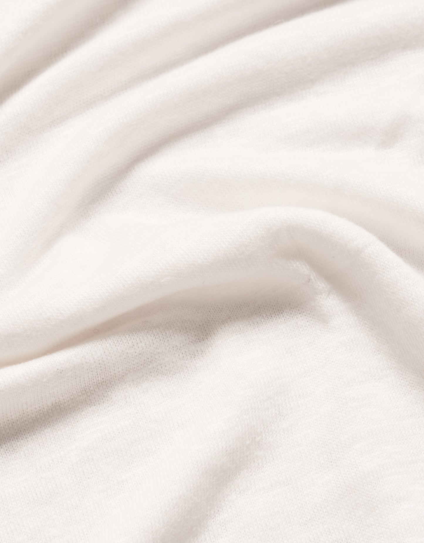 V-NECK LINEN BLANC